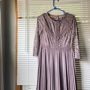 Lavender midi dress
